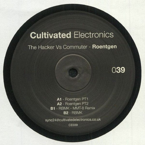 The Hacker Vs Commuter - Roentgen (12") Cultivated Electronics Vinyl