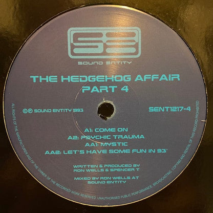 The Hedgehog Affair – Part 4 (12", Sound Entity Records, 2018) Front Cover