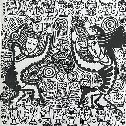 The Irresistible Force Ramjac Corporation – Live At The Brain 1990 (LP, Musique Pour La Danse, 2022) Back Cover