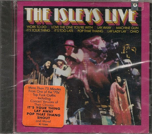 The Isleys* - The Isleys Live (CD) Rhino Records (2) CD 081227228422