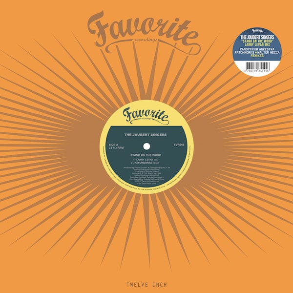 The Joubert Singers – Stand On The Word (12", Favorite Recordings, 2012) Front Cover