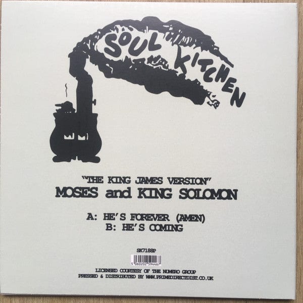 The King James Version (4) - MOSES and KING SOLOMON "The King James Version" (7") Soul Kitchen Vinyl 5060202594467