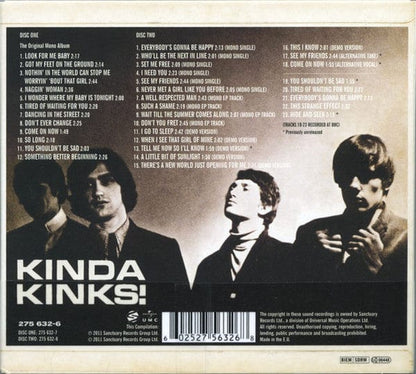 The Kinks - Kinda Kinks (CD) Universal UMC,Sanctuary Records CD 602527563268