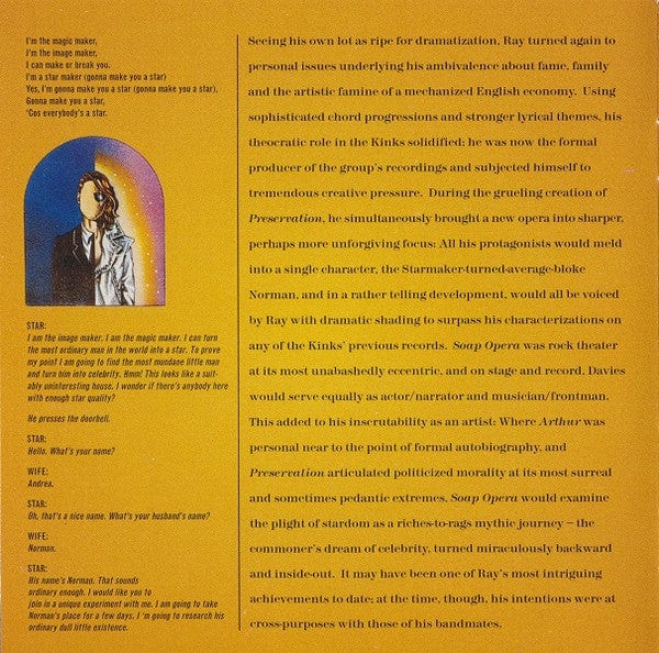 The Kinks - Soap Opera (CD) Konk CD 602527383484