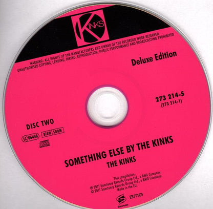 The Kinks - Something Else By The Kinks (CD) Sanctuary,BMG CD 602527321417