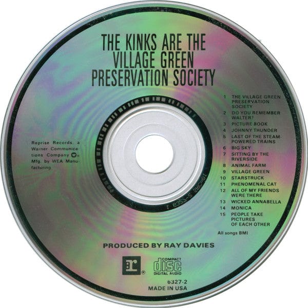 The Kinks – The Kinks Are The Village Green Preservation Society (CD, Reprise Records, 1990) Image 3
