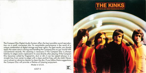 The Kinks – The Kinks Are The Village Green Preservation Society (CD, Reprise Records, 1990) Image 4