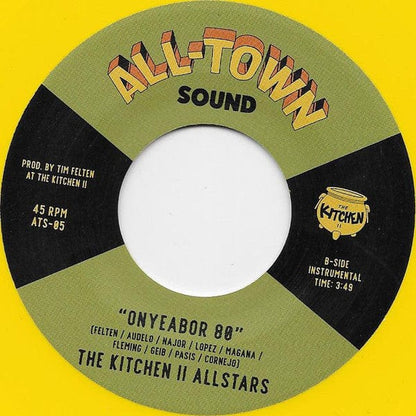 The Kitchen II Allstars - Bongo Grove / Onyeabor 80 (7") All-Town Sound Vinyl 674862658572