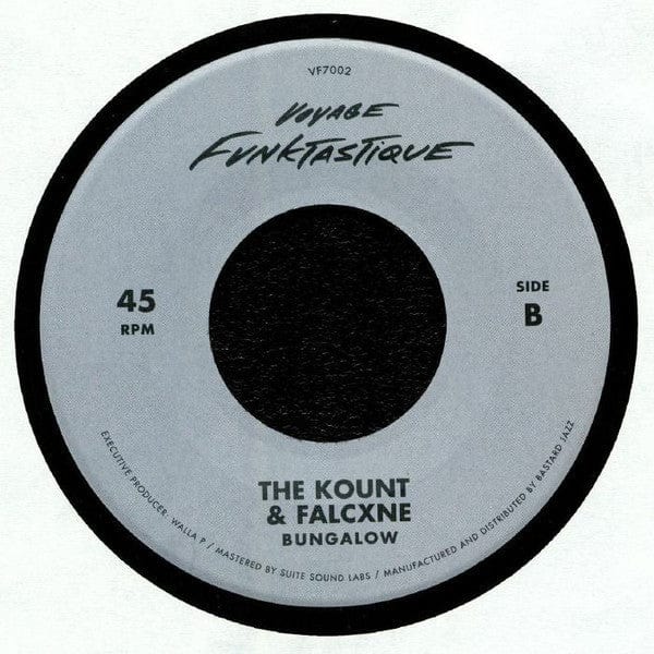 The Kount (3) & Falcxne - Shakedown / Bungalow (7") Voyage Funktastique