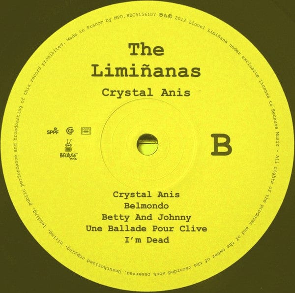 The Limiñanas - Crystal Anis (LP) Because Music Vinyl 5060421561073