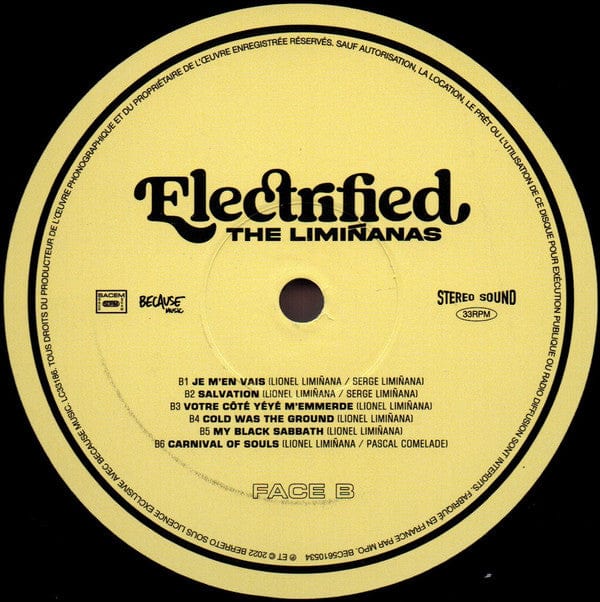 The Limiñanas - Electrified (2xLP) Because Music,Because Music Vinyl