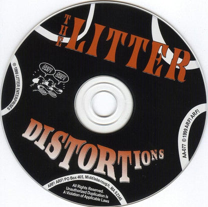 The Litter - Distortions (CD) Arf! Arf! CD 737835507724