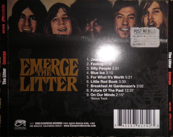 The Litter - Emerge (CD) Cleopatra CD 741157817423