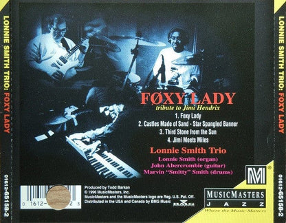 The Lonnie Smith = John Abercrombie Trio - Føxy Lady (CD) MusicMasters Jazz CD 016126515823