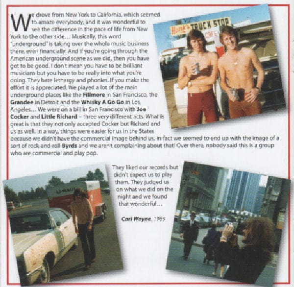 The Move - Live At The Fillmore 1969 (2xCD) Right Recordings CD 5035980113506