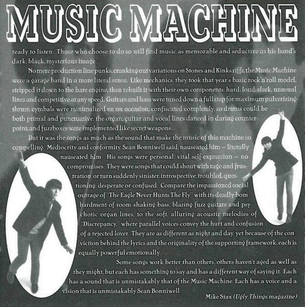 The Music Machine - Beyond The Garage (CD) Sundazed Music CD 090771103024