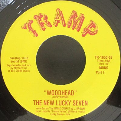 The New Lucky Seven - Woodhead (7") Tramp Records Vinyl