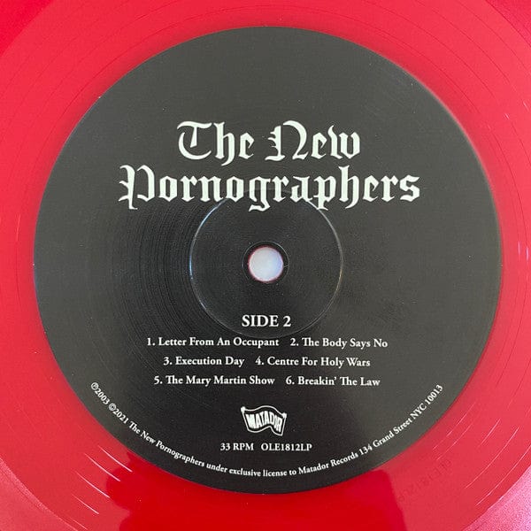 The New Pornographers - Mass Romantic (LP) Matador,Matador,Matador Vinyl 191401181211