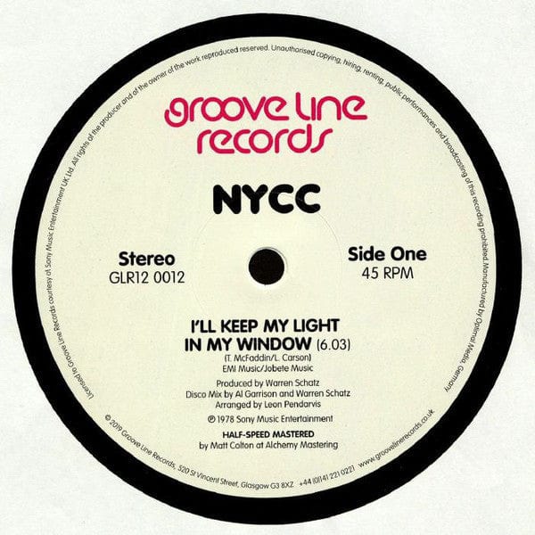 The New York Community Choir - I'll Keep My Light In My Window / Express Yourself (12", RE, RM) Groove Line Records