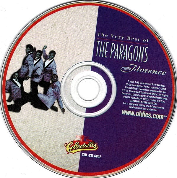 The Paragons (2) - The Very Best Of The Paragons "Florence" (CD) Collectables CD 0090431686225