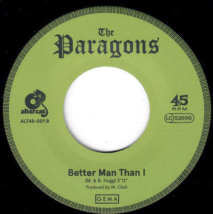 The Paragons (3) - Abba b/w Better Man Than I (7") Altercat Records Vinyl 0619843385931