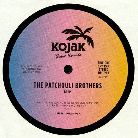 The Patchouli Brothers - BDSM / Get A Chance (12", Promo) on Further Records at Further Records
