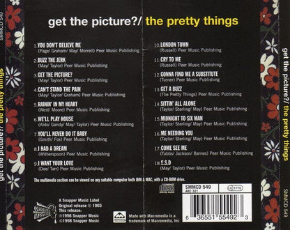 The Pretty Things - Get The Picture? (CD) Original Masters,Snapper Music CD 636551554923