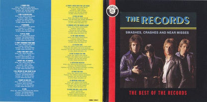 The Records - Smashes, Crashes And Near Misses (CD) Caroline Blue Plate CD 017046125024