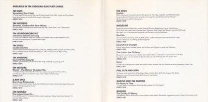 The Records - Smashes, Crashes And Near Misses (CD) Caroline Blue Plate CD 017046125024