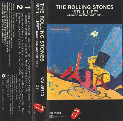 The Rolling Stones - Still Life (American Concert 1981) (Cassette) Rolling Stones Records Cassette none