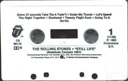 The Rolling Stones - Still Life (American Concert 1981) (Cassette) Rolling Stones Records Cassette none