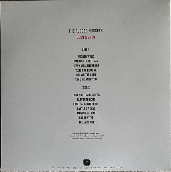 The Rugged Nuggets – Odds & Ends (LP, White, Colemine Records, 2021) Image 3