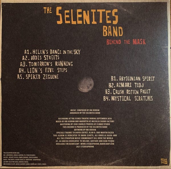 The Selenites Band - Behind The Mask (LP) on Stereophonk at Further Records