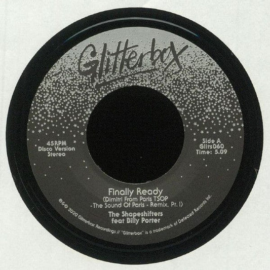 The Shapeshifters* Feat Billy Porter - Finally Ready (Dimitri From Paris TSOP - The Sound Of Paris - Remix) (7") Glitterbox Vinyl