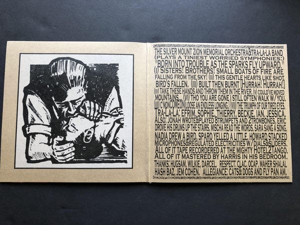 The Silver Mt. Zion Memorial Orchestra & Tra-la-la Band – Born Into Trouble As The Sparks Fly Upward (2x10", Constellation, 2004) Image 5