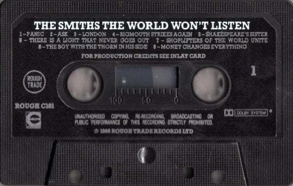 The Smiths - The World Won't Listen (Cass, Comp, Bla) on Rough Trade at Further Records
