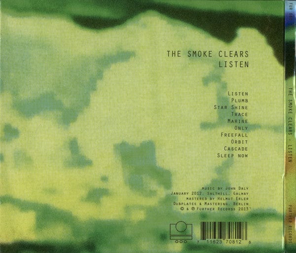 The Smoke Clears - Listen (CD) Further Records, Further Records CD 711623708128