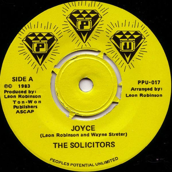 The Solicitors* - Joyce (7") Peoples Potential Unlimited Vinyl