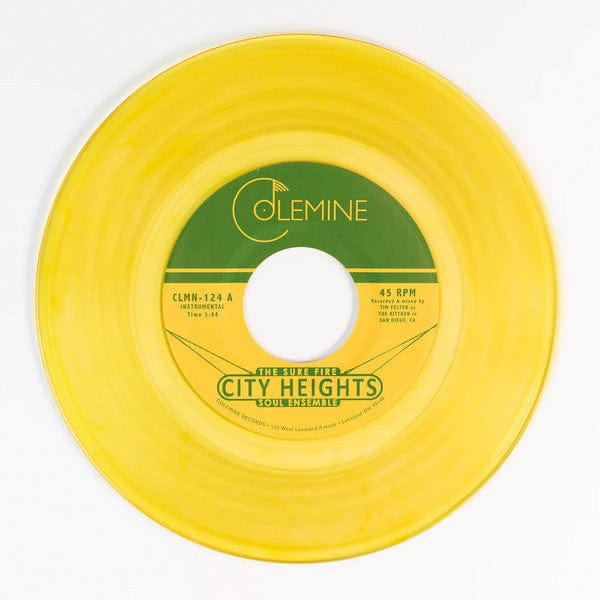The Sure Fire Soul Ensemble - City Heights (7") Colemine Records Vinyl 674862659371