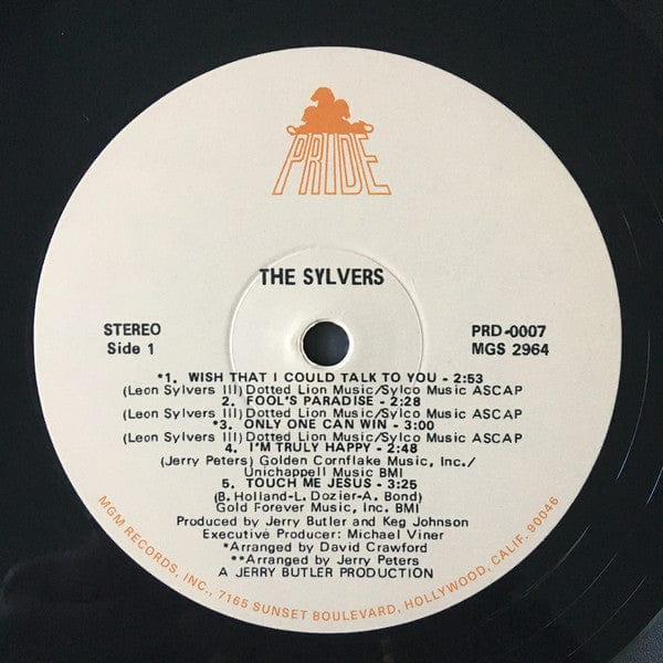 The Sylvers - The Sylvers (LP, Album, RE) Mr Bongo, Pride, Pride