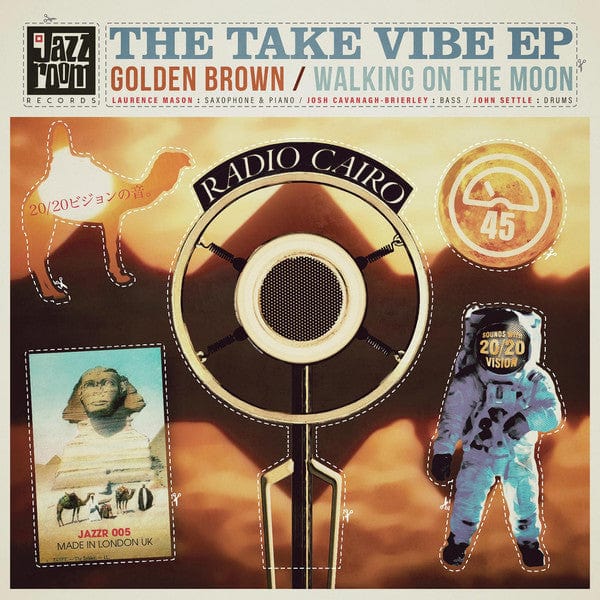 The Take Vibe EP – Golden Brown / Walking On The Moon (7", Jazz Room Records, 2020) Front Cover