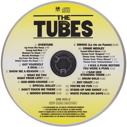 The Tubes - What Do You Want From Live (CD) A&M Records CD 082839600323