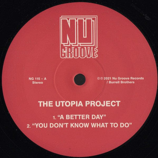 The Utopia Project - Intuition (12") Nu Groove Records Vinyl