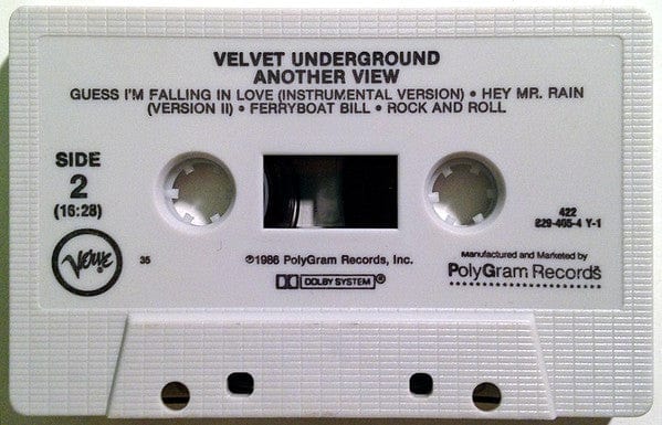 The Velvet Underground - Another View (A Collection Of Previously Unreleased Recordings) Verve Records,Verve Records 042282940544