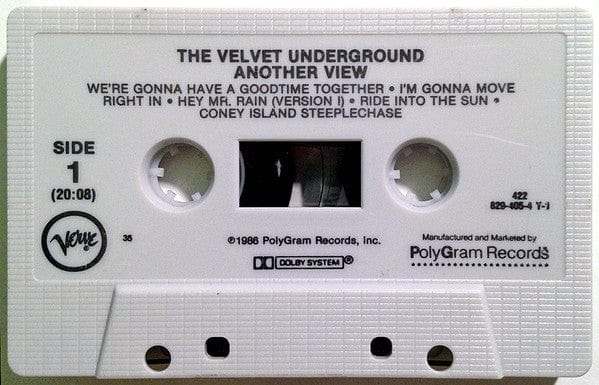 The Velvet Underground - Another View (A Collection Of Previously Unreleased Recordings) Verve Records,Verve Records 042282940544