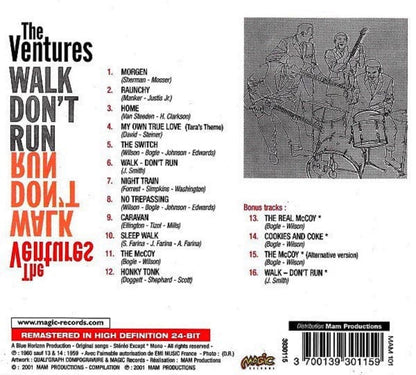 The Ventures - Walk Don't Run (CD) Magic Records (2) CD 3700139301159