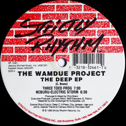 The Wamdue Project* - The Deep EP (12", EP) on Strictly Rhythm at Further Records