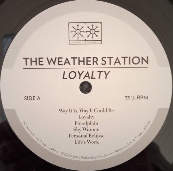 The Weather Station - Loyalty (LP, Album) on Paradise Of Bachelors at Further Records