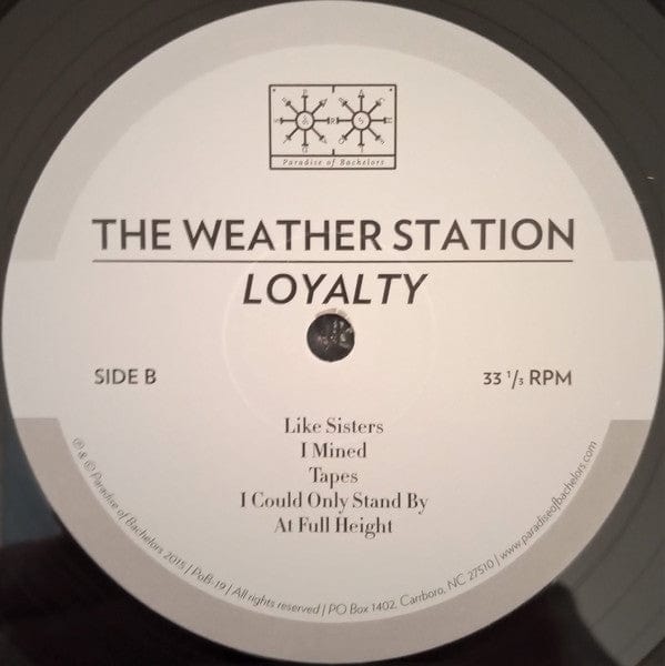 The Weather Station - Loyalty (LP, Album) on Paradise Of Bachelors at Further Records