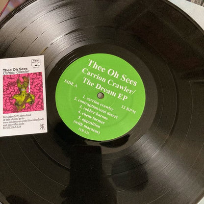 Thee Oh Sees – Carrion Crawler / The Dream EP (LP, In The Red Recordings, 2020) Back Cover